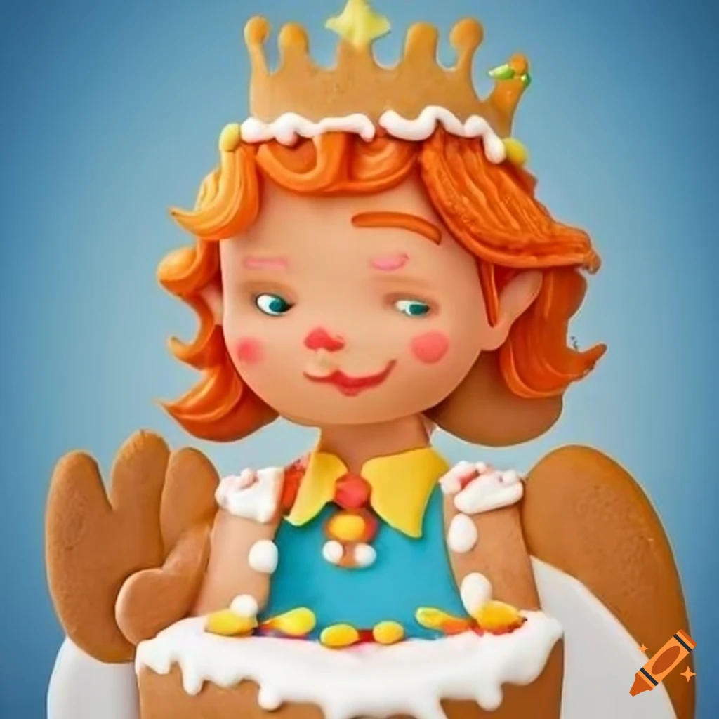 gingerbread prince with icing details