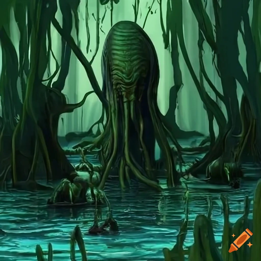 image of an alien swamp