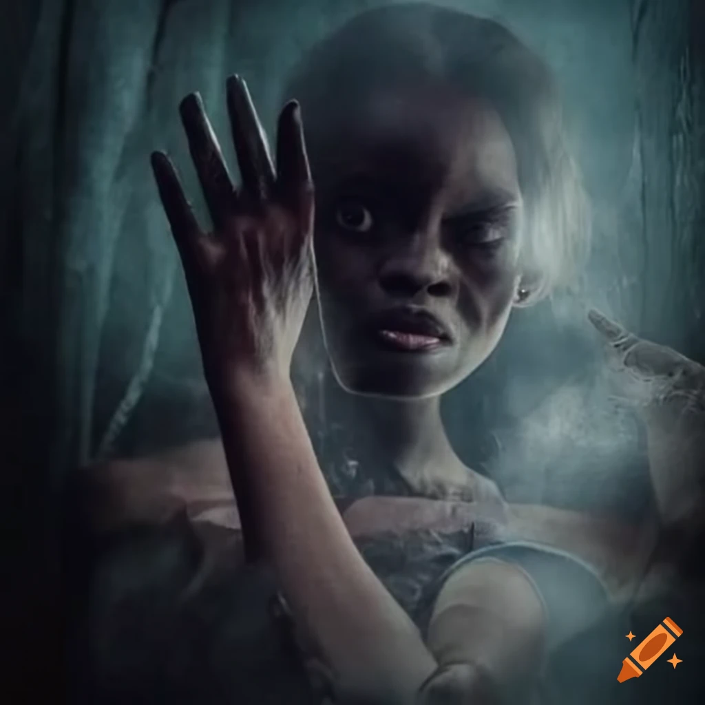 poster of a horror film titled "UK Asylum Policy"
