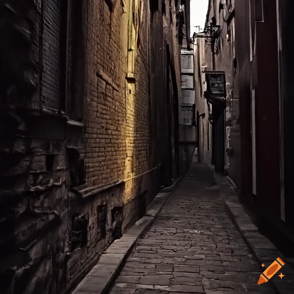 alleyway in the city
