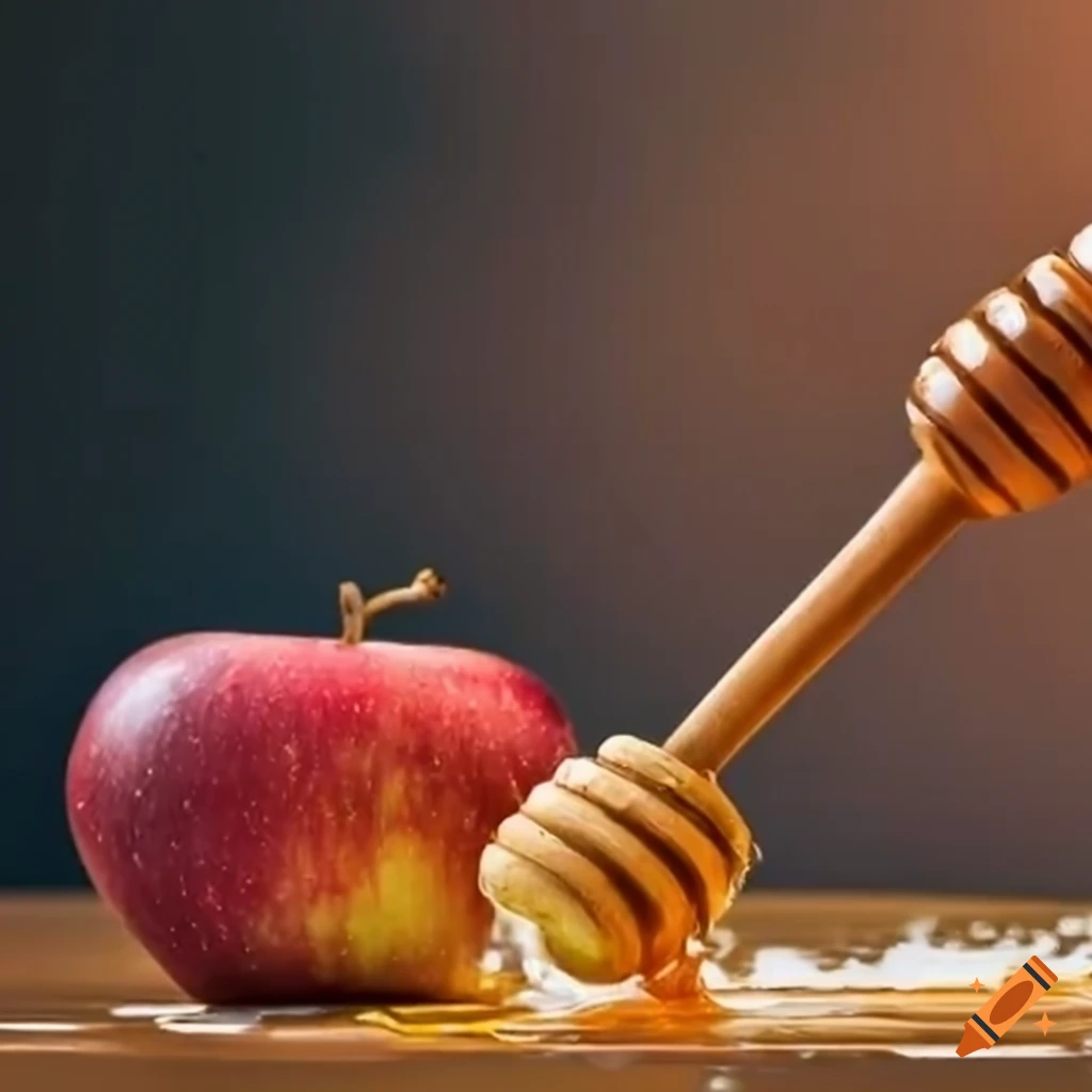 apple and honey greeting card