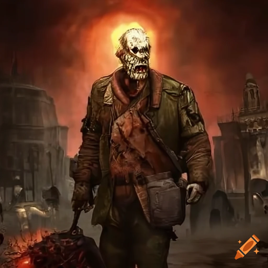 image of Major Chez surviving the zombie apocalypse