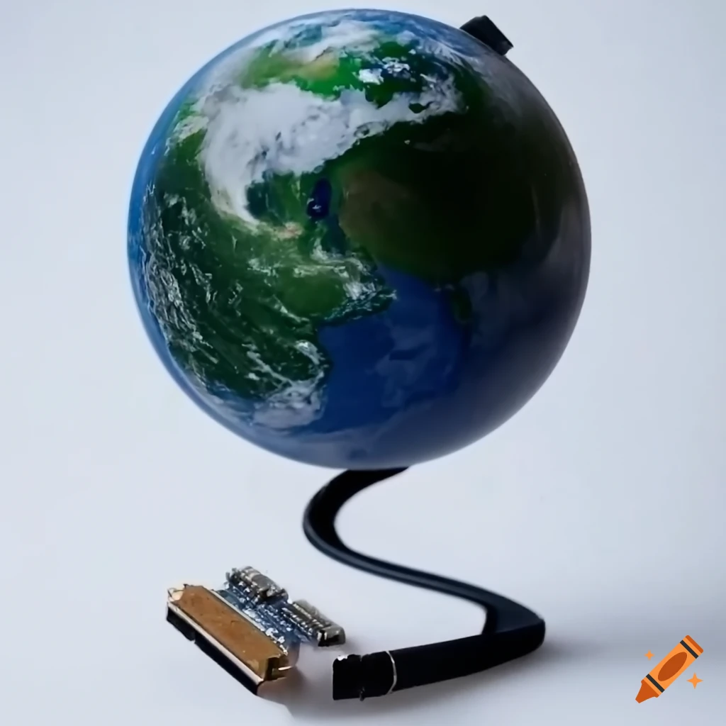 Raspberry Pi Pico as a satellite over earth