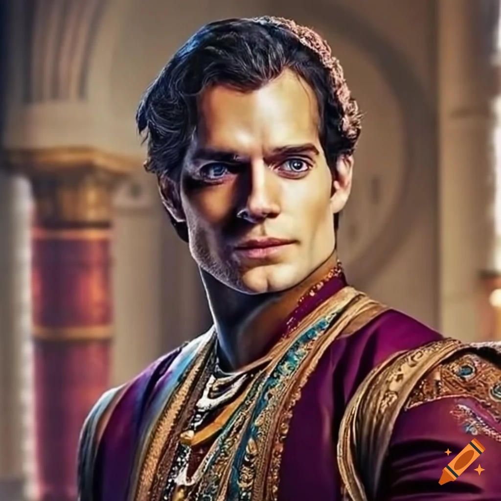 Henry Cavill in traditional Mughal clothing