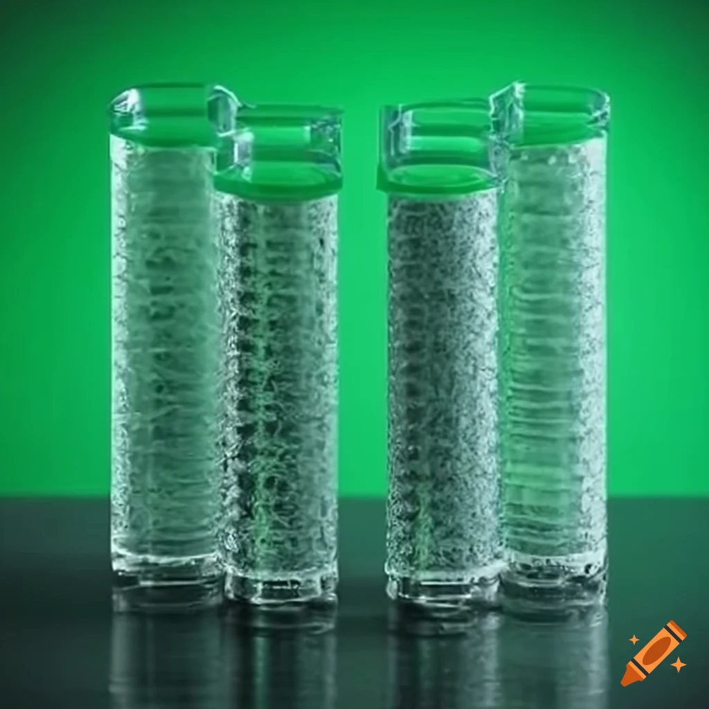 green translucent scaffold for 3D printing