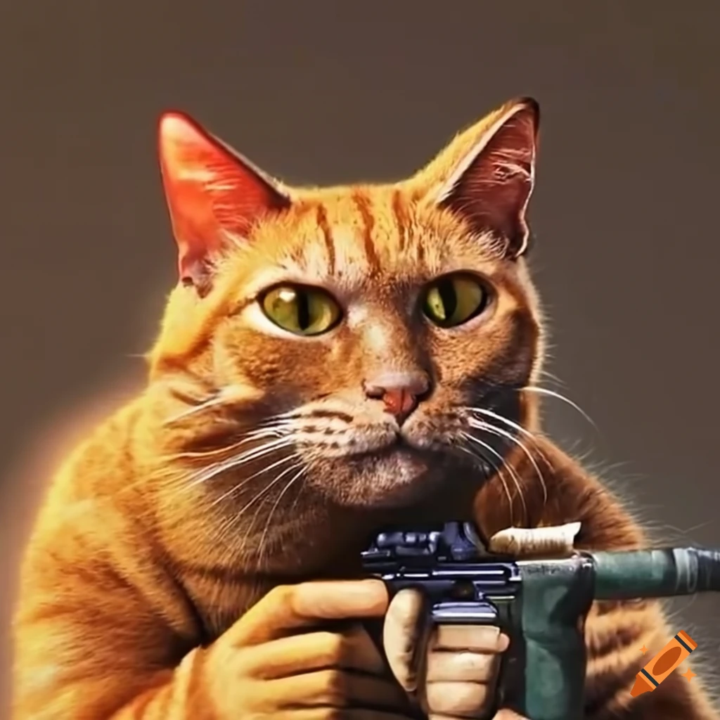 cat wearing a paintball mask