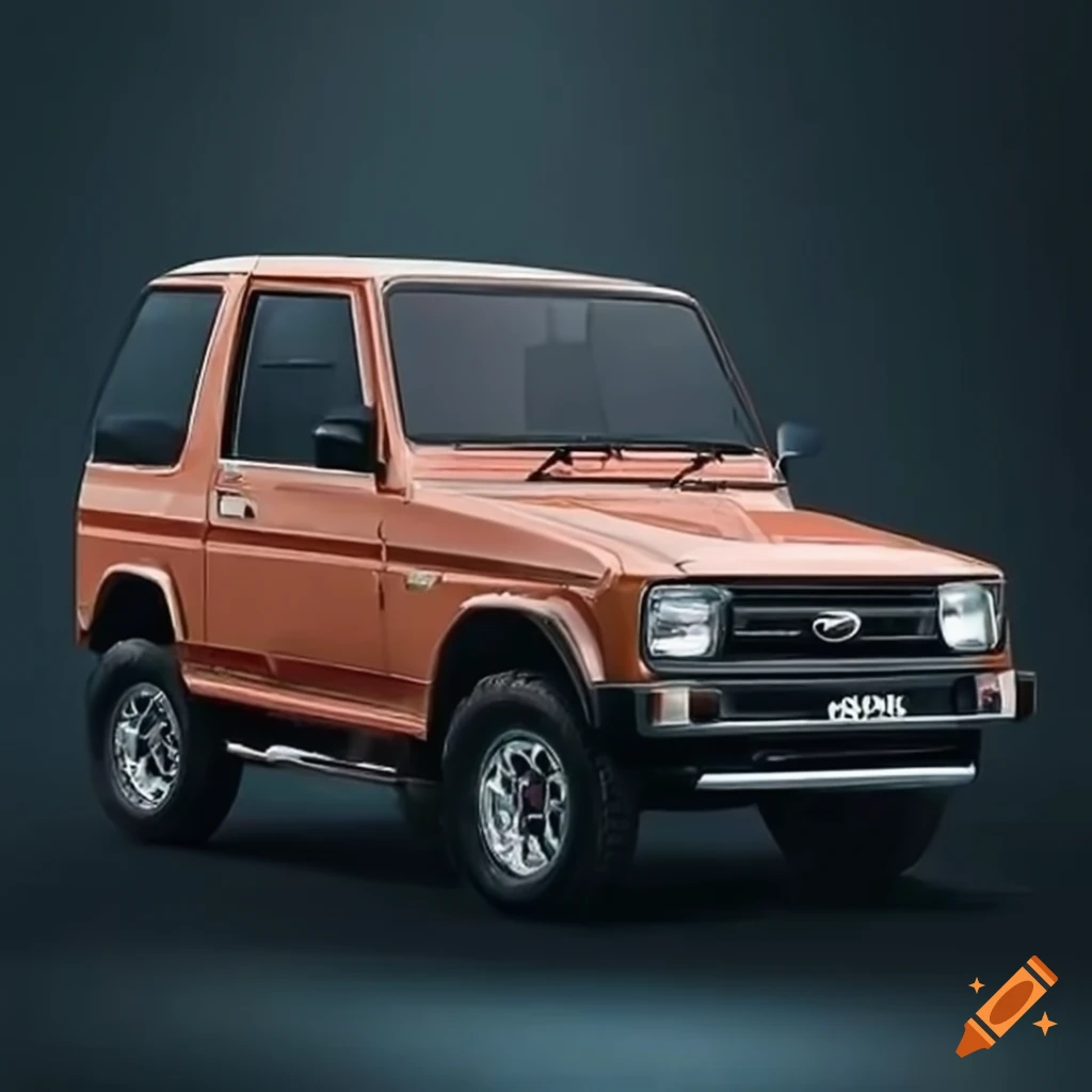 sleek and powerful classic daihatsu 4x4 offroad vehicle
