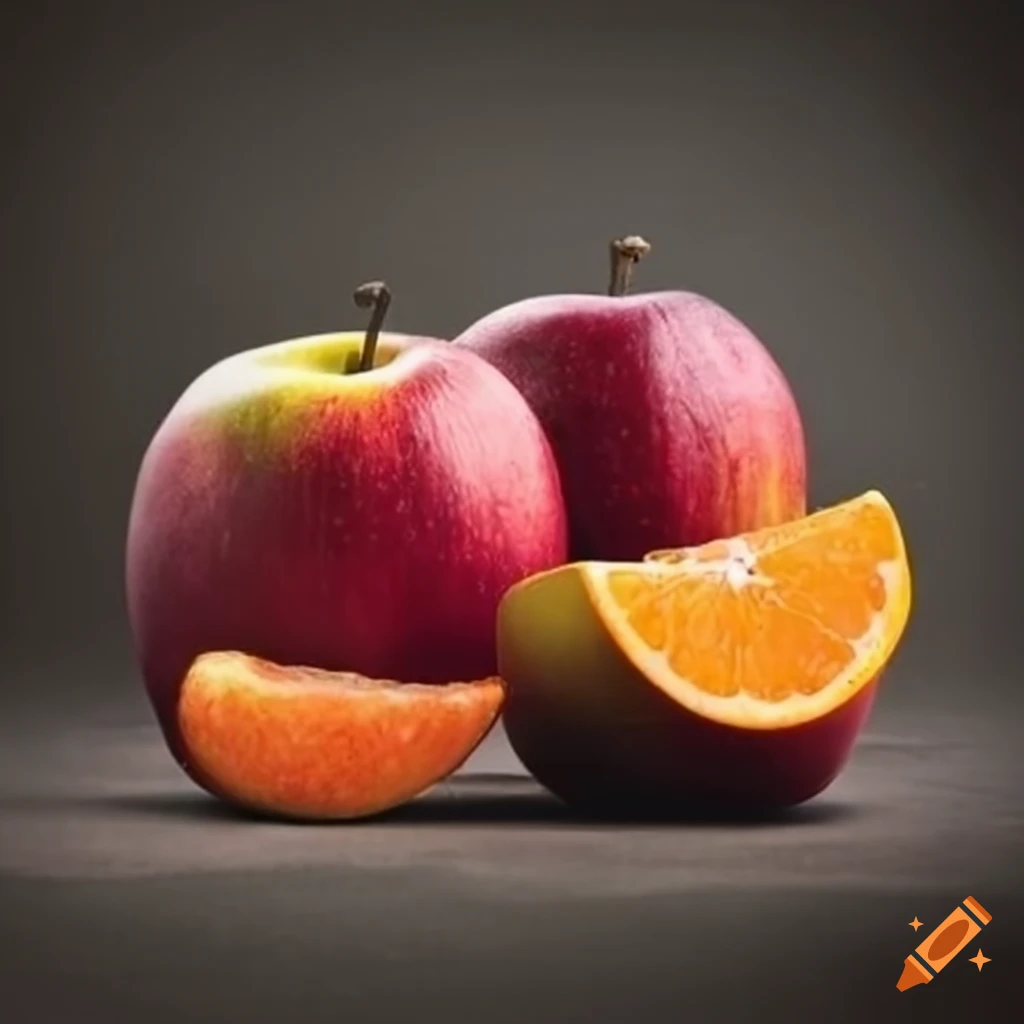 assortment of apples and oranges
