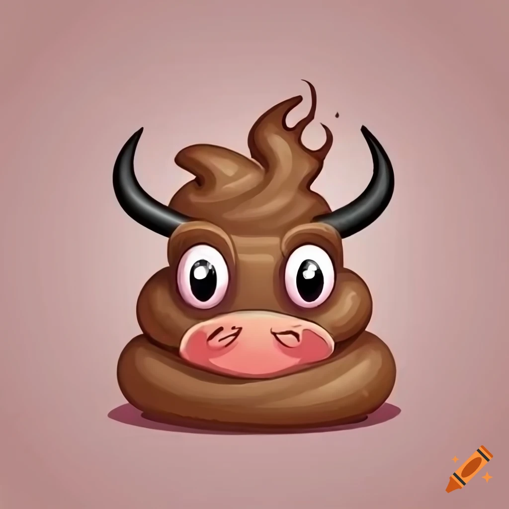 cartoon bull with lettering BSFL