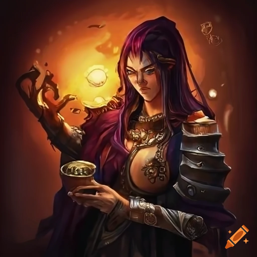 fantasy alchemist artwork