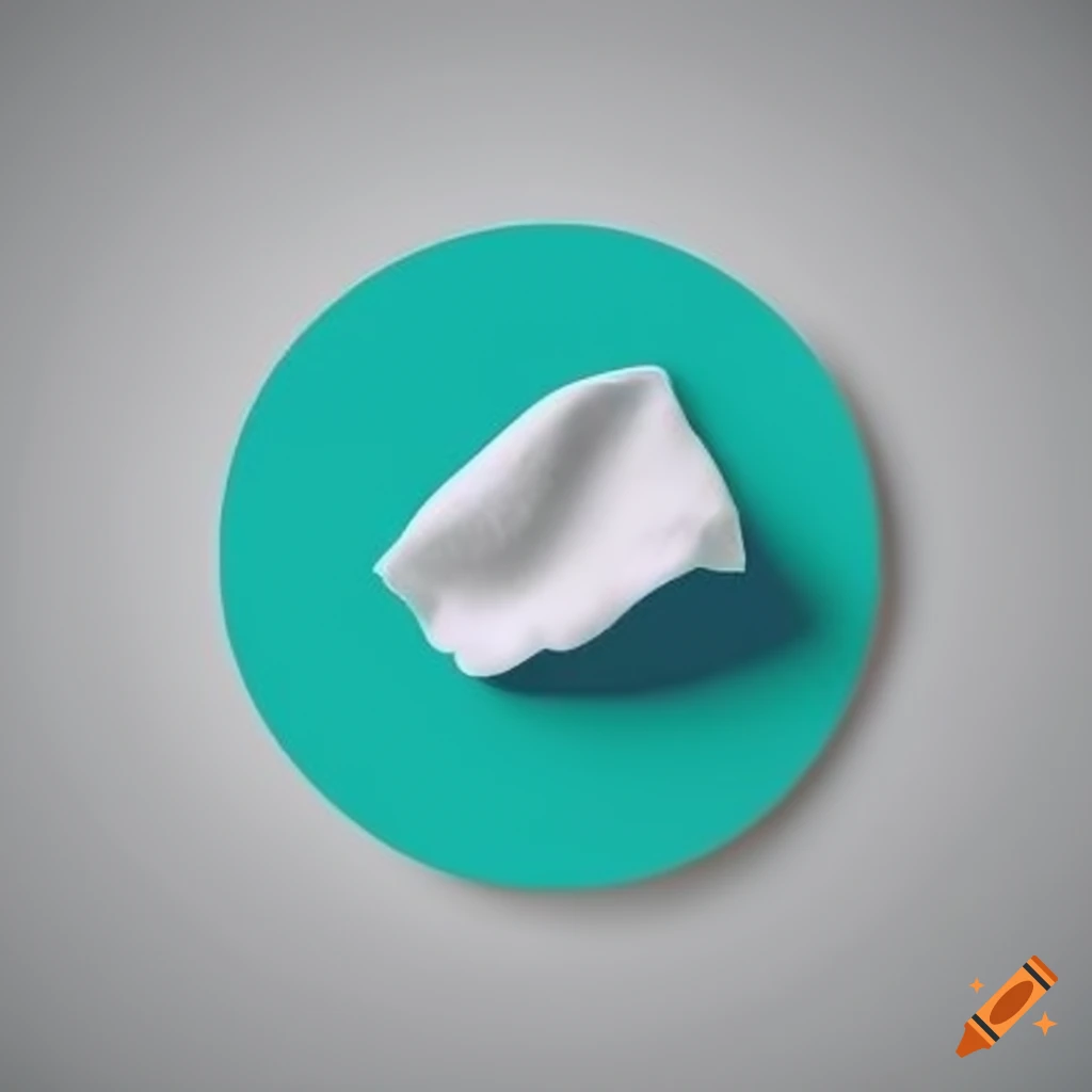 clean white background with a minimalistic wet wipes logo