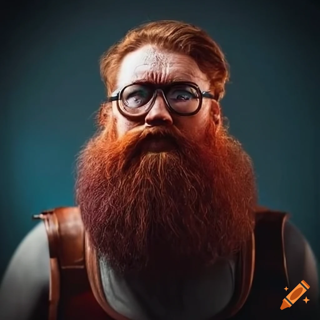red-bearded man with a gun vault