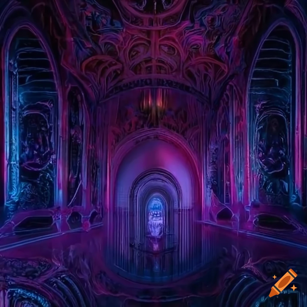 Mirage 'Architectural Stave evolving' Style artwork