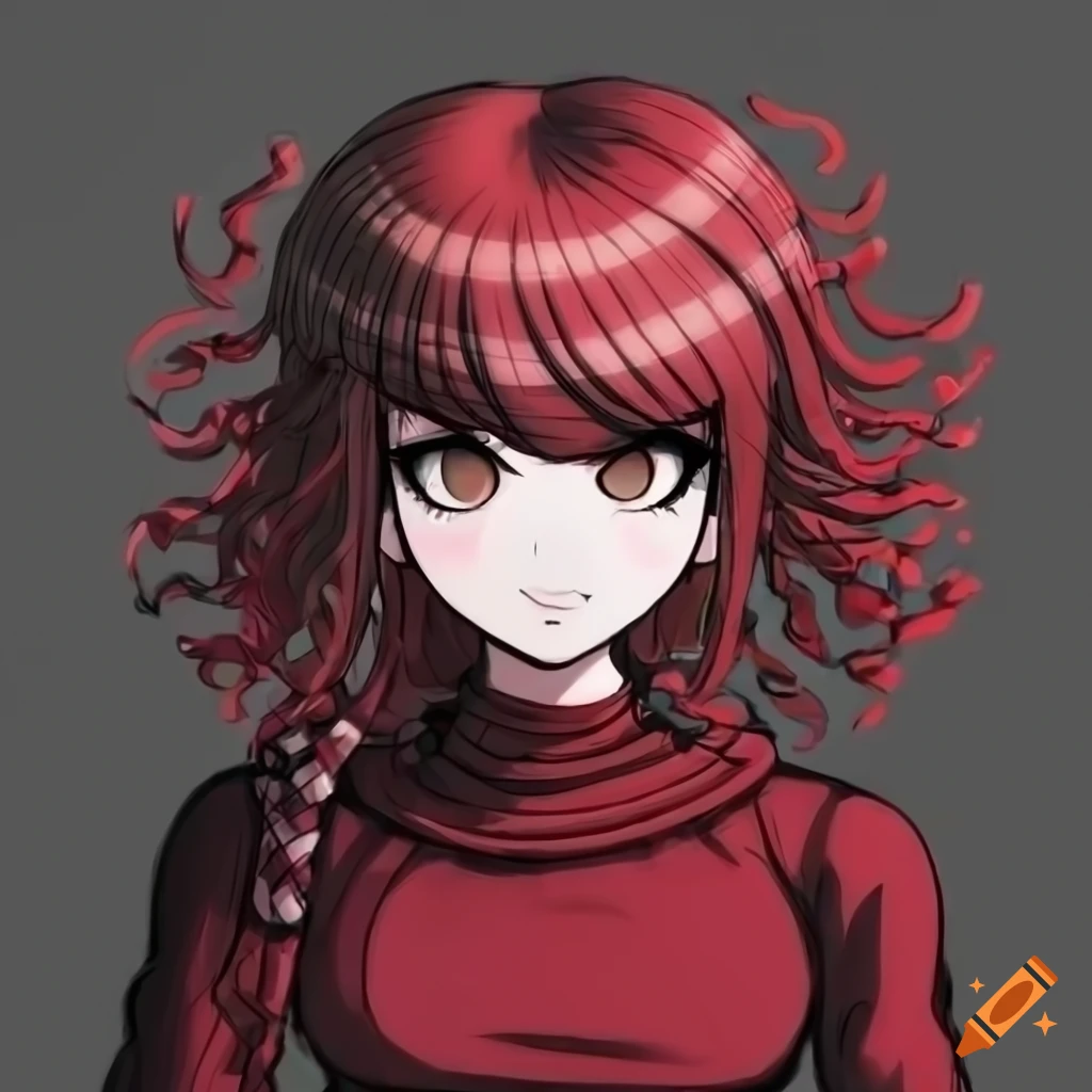 portrait of a serious danganronpa character
