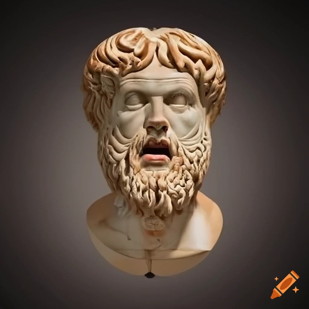 depiction of Plato in a labyrinth