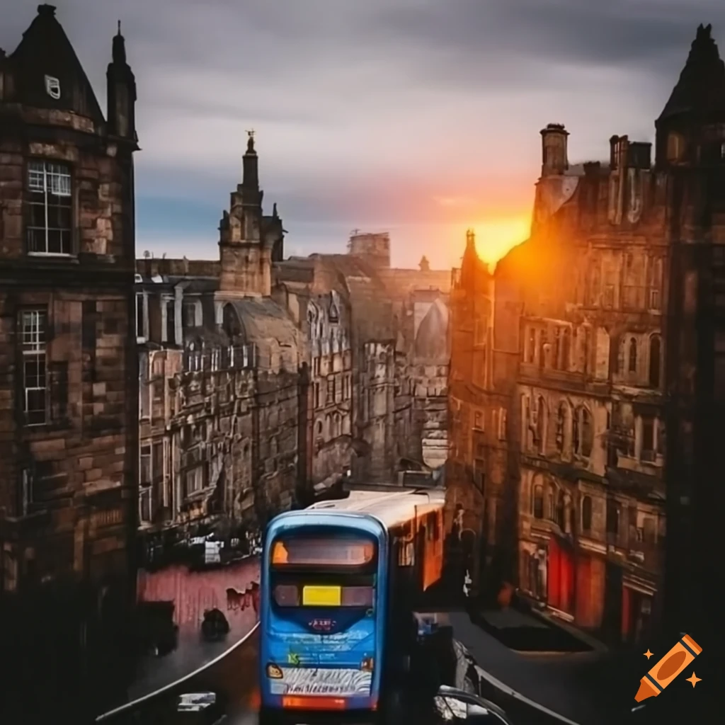 epic bus journey from Dublin to Edinburgh