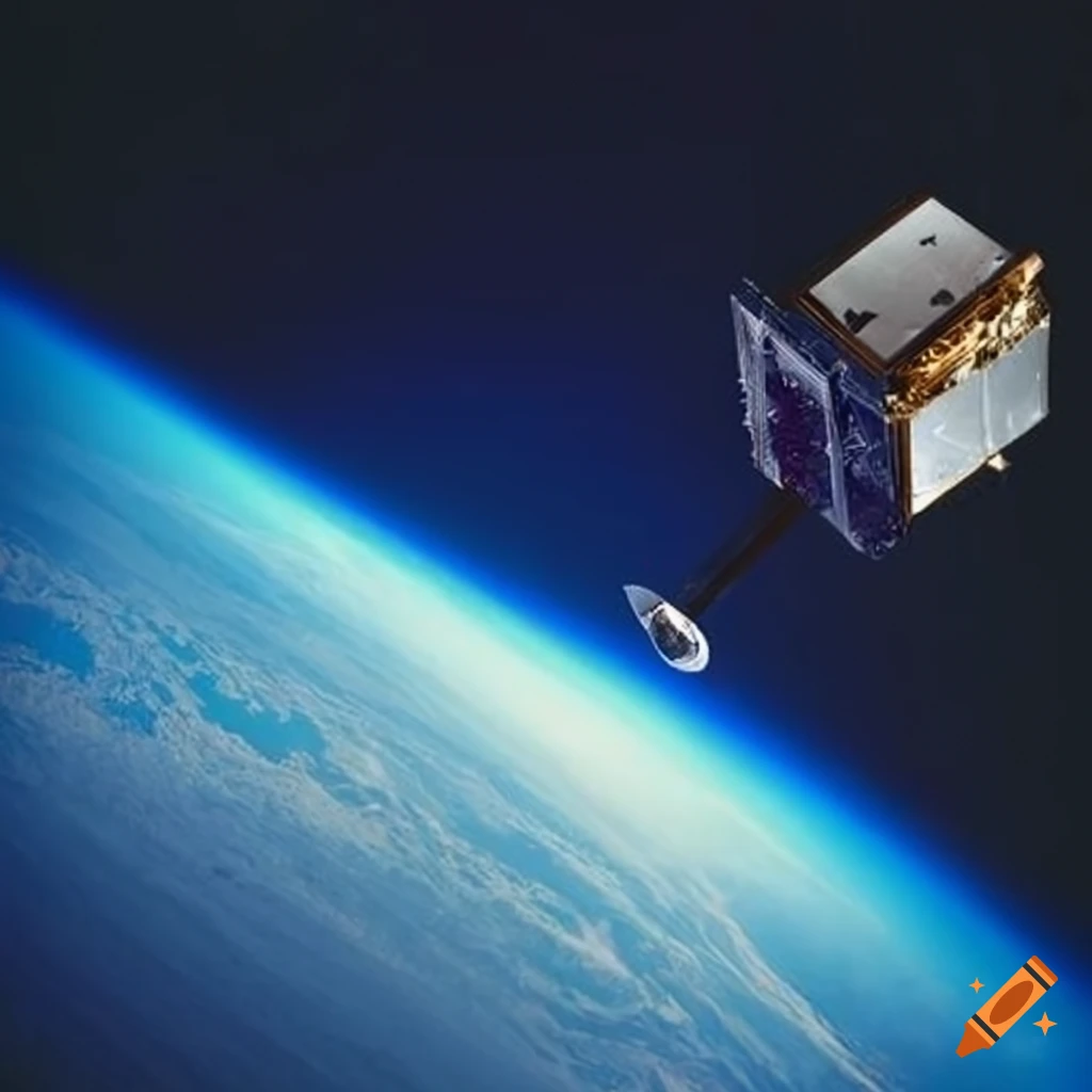 satellite in space