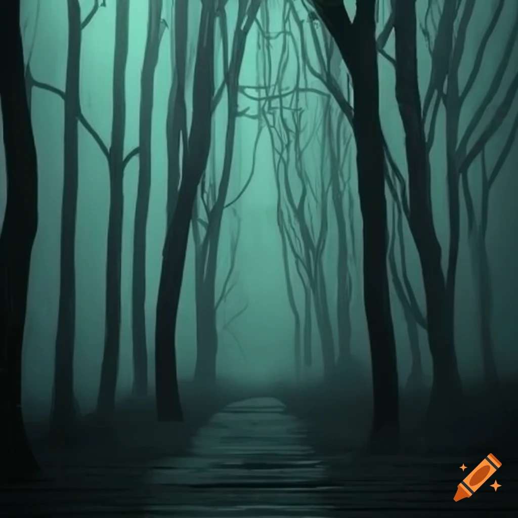 image depicting a sad and gloomy liminal walk home