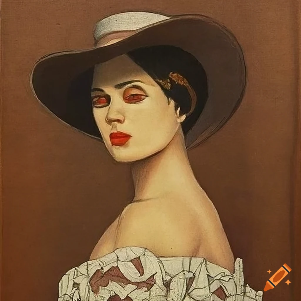 woman wearing a Spanish bolero cowboy hat