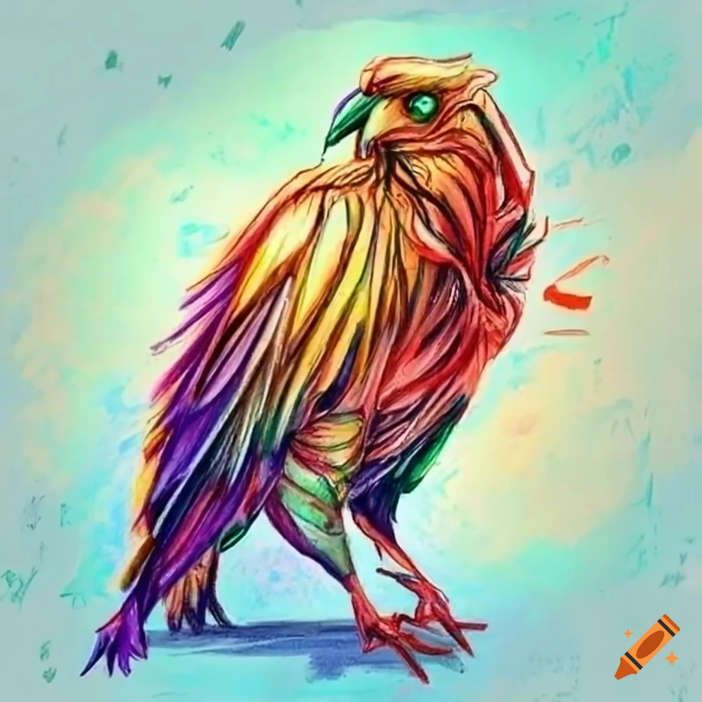 sigil depicting Huginn devouring Muninn