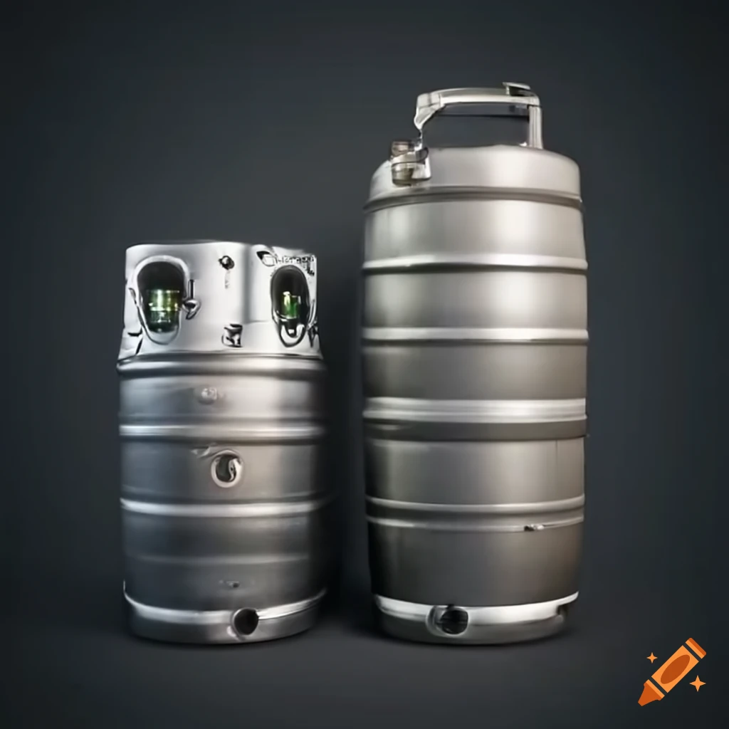 beer kegs side by side
