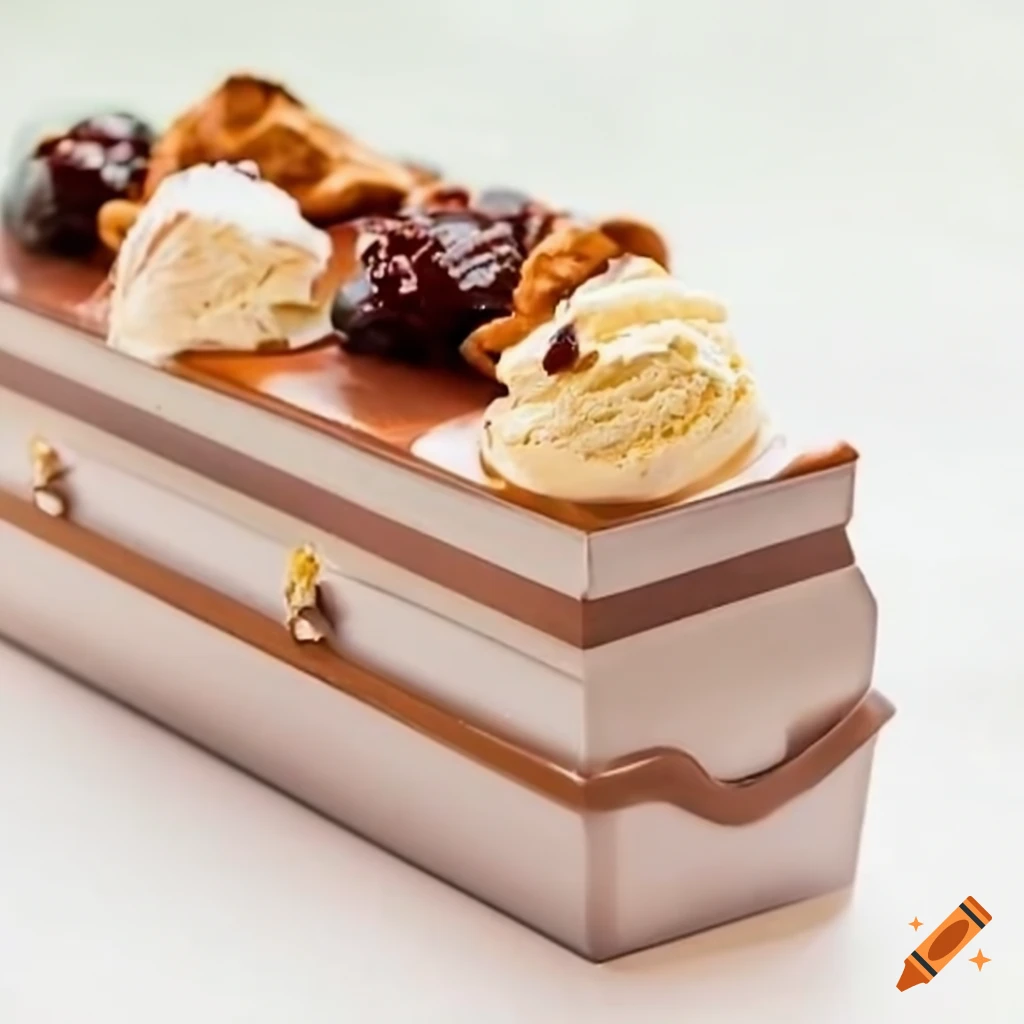 humorous funeral service for an ice cream cone