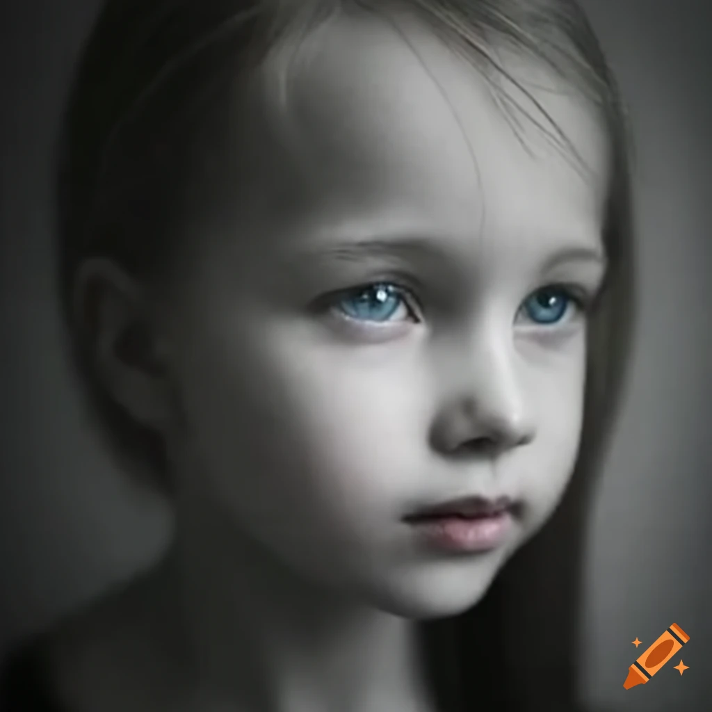 portrait of a 10-year-old Russian girl