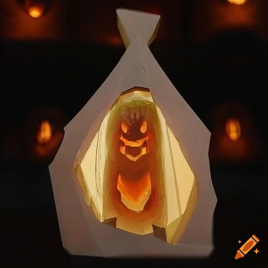 detailed jack-o-lantern carving artwork