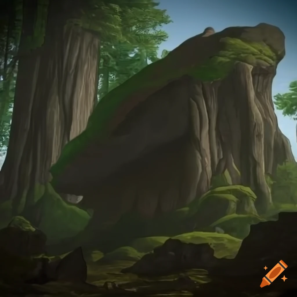 image of Giant's Table Rock in Eldertree Wood