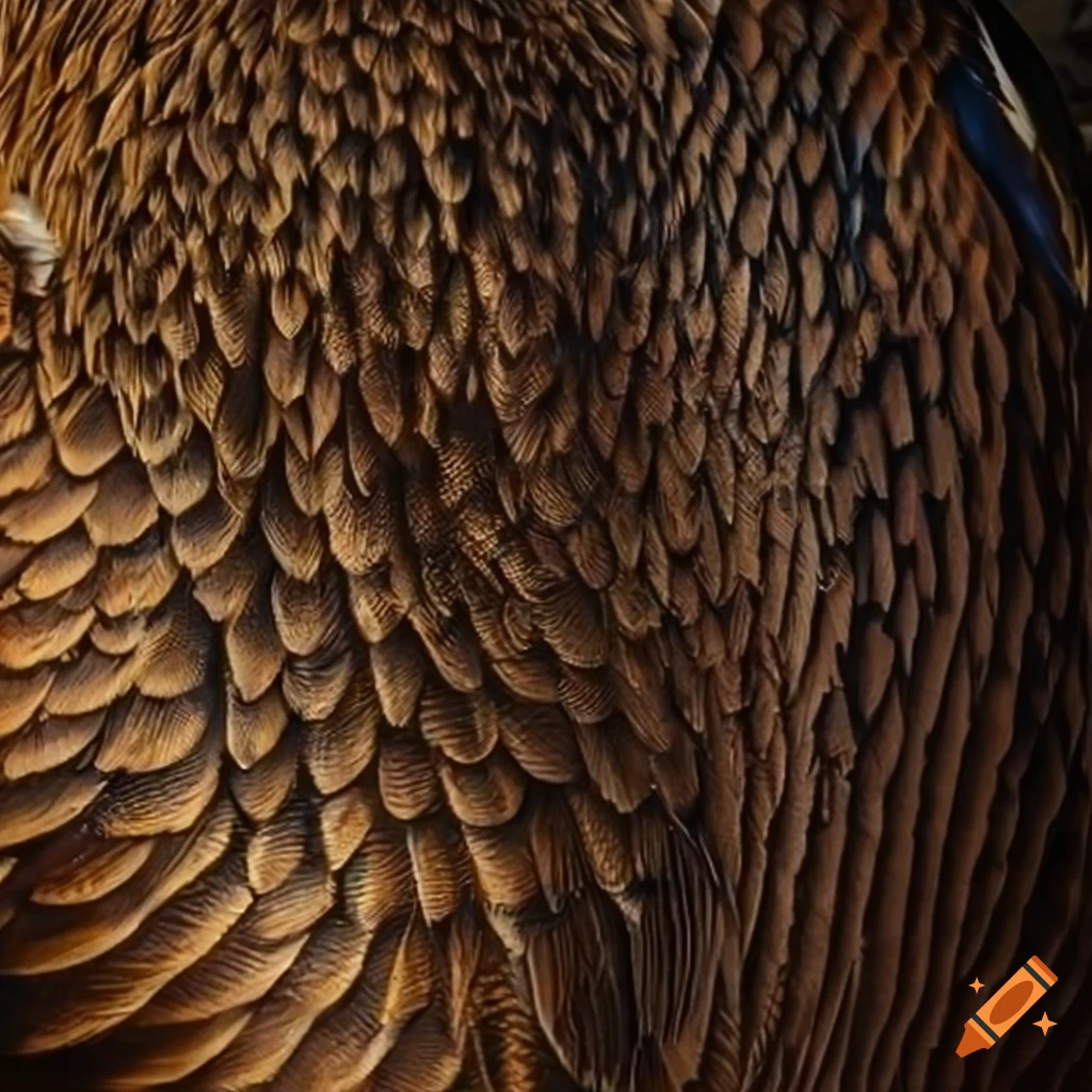 texture of mallard duck plumage