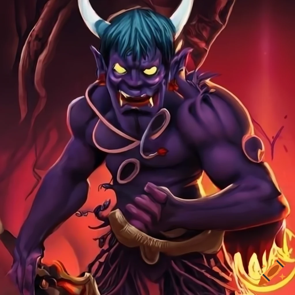 artwork of an Oni