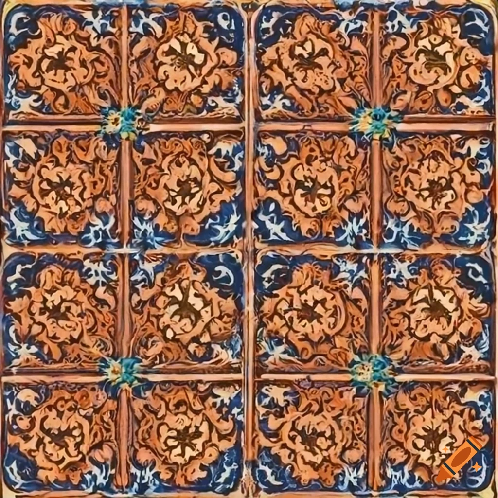 traditional German tile pattern