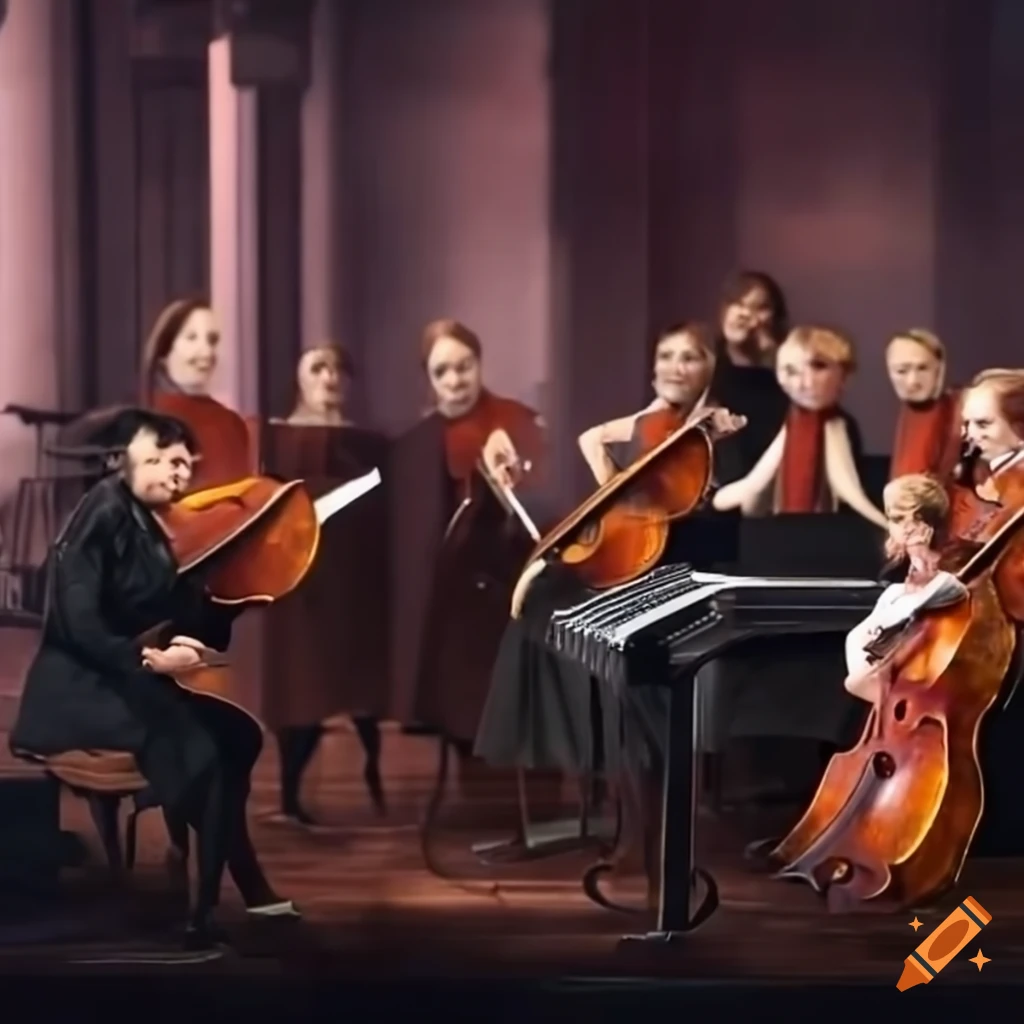 musicians performing on stage