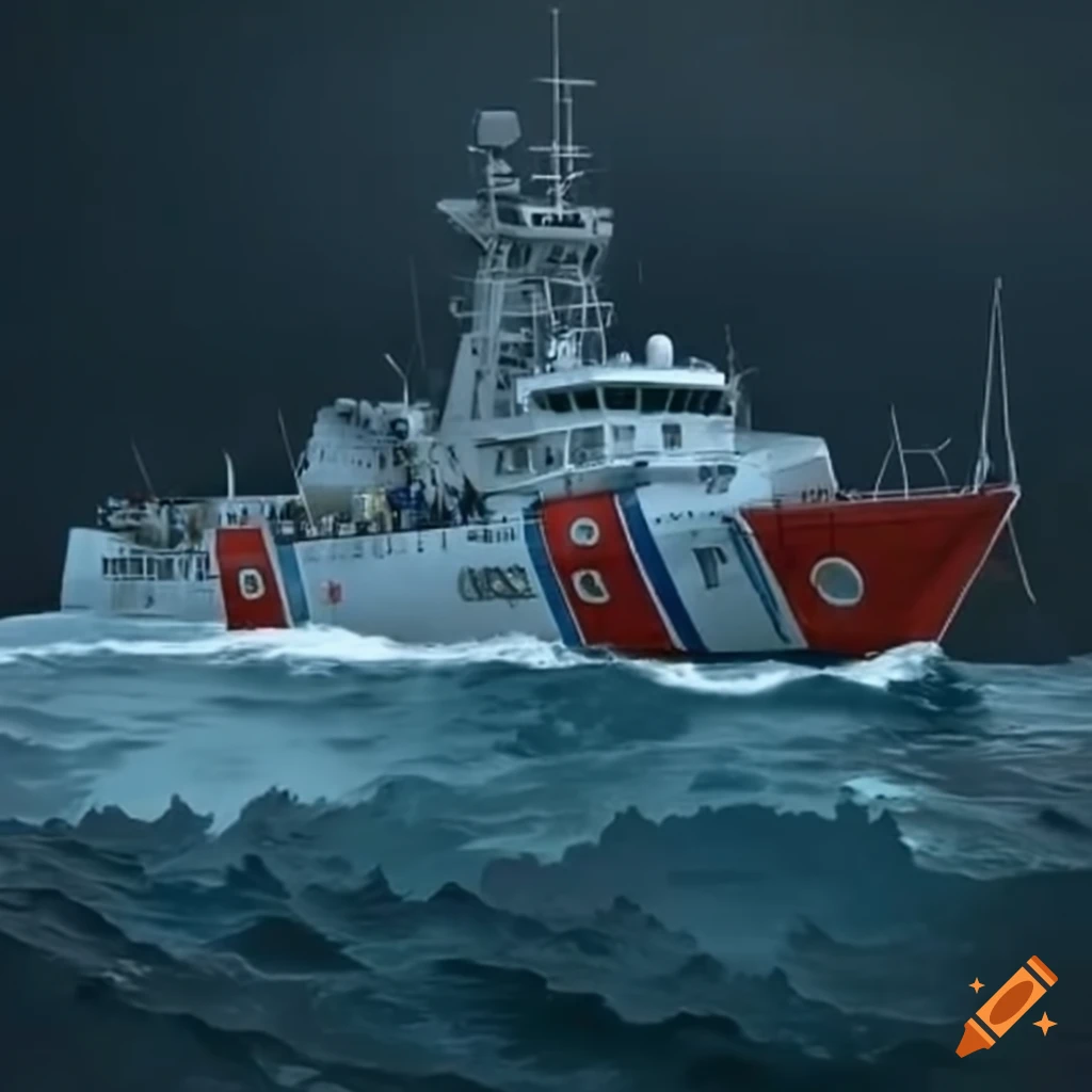 Coast guard in action