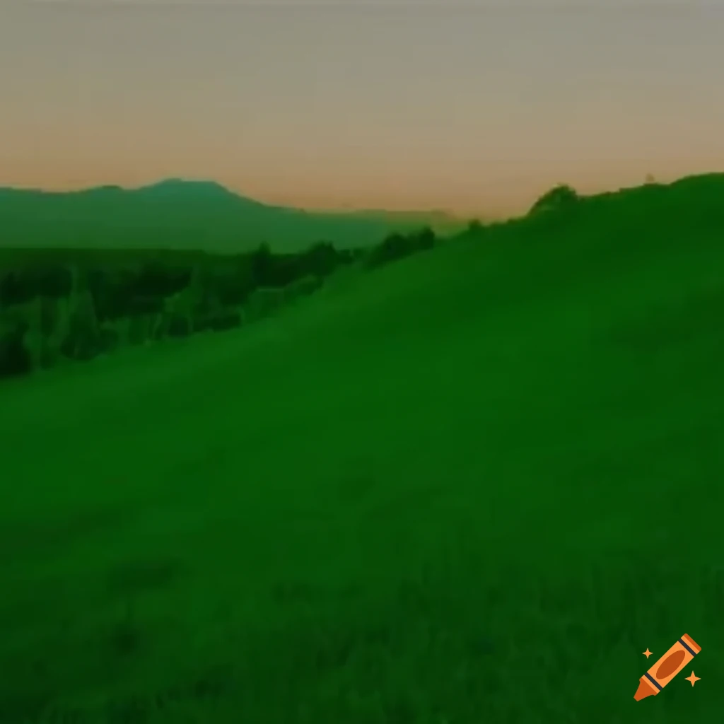 soulless infinite hill in grassy landscape