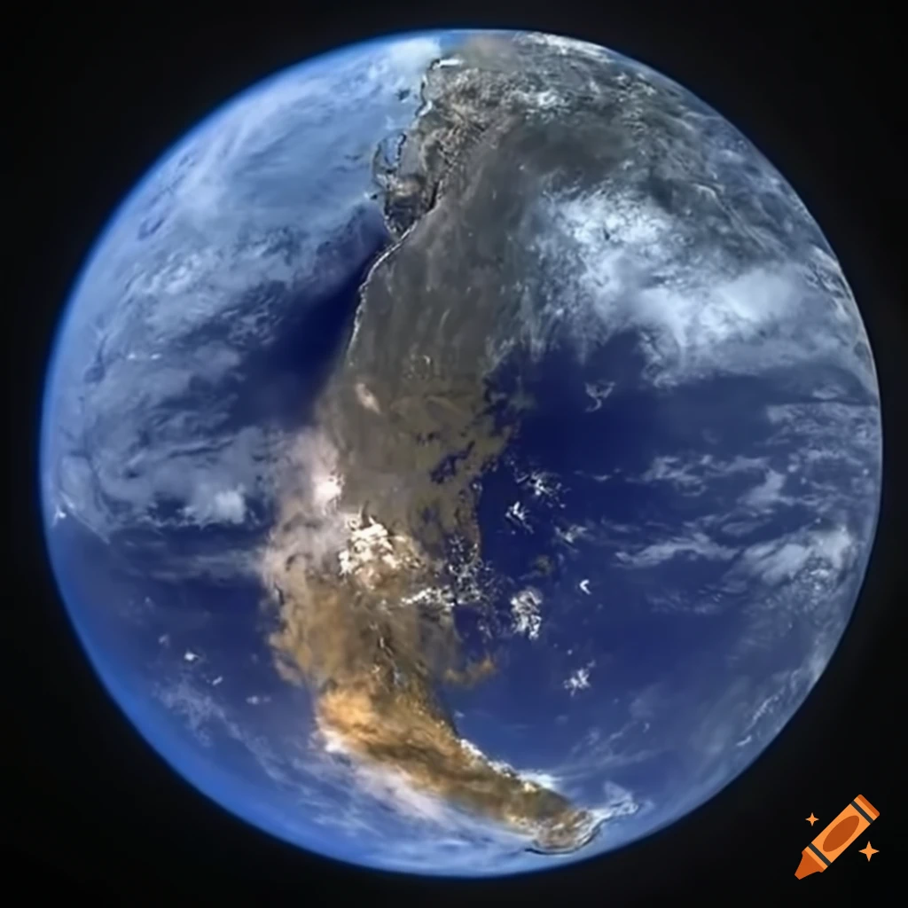 image of a satellite disintegrating in the atmosphere