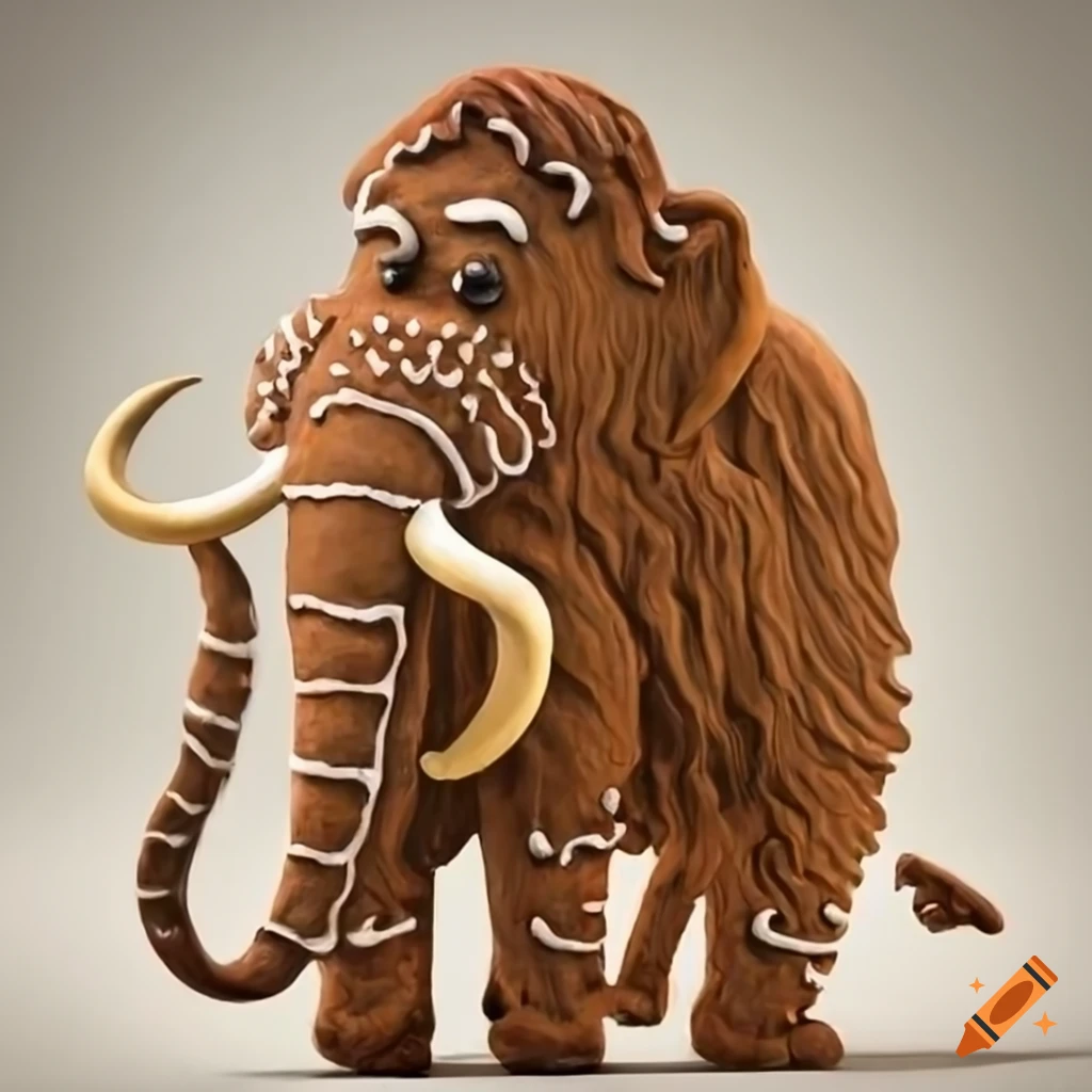 gingerbread mammoth painting