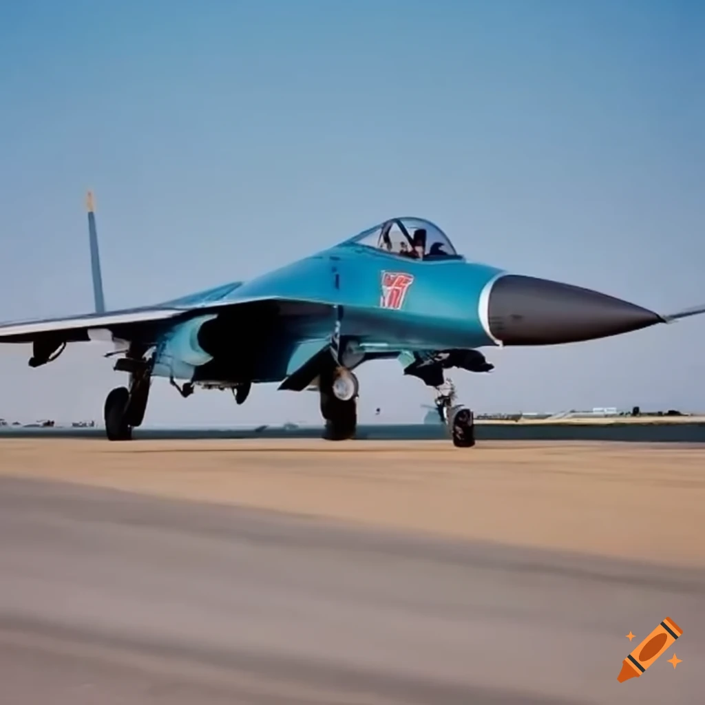 Su-47 Berkut aircraft at high altitude