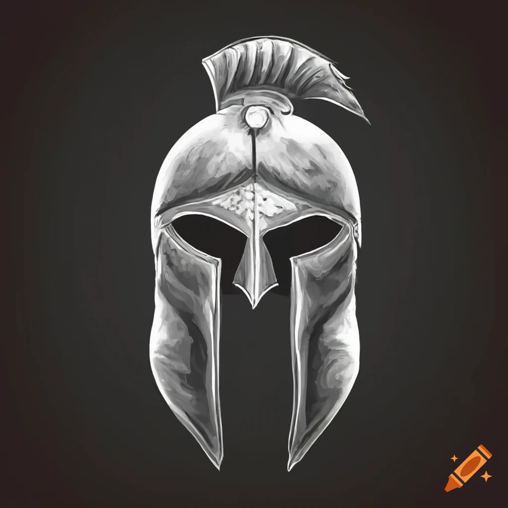 Black Spartan Helmet Warrior With A Pair Of Horn Vector Icon Logo Design  Template For Gym, Tattoo, And Gaming Application Royalty Free SVG,  Cliparts, Vectors, and Stock Illustration. Image 148916466.