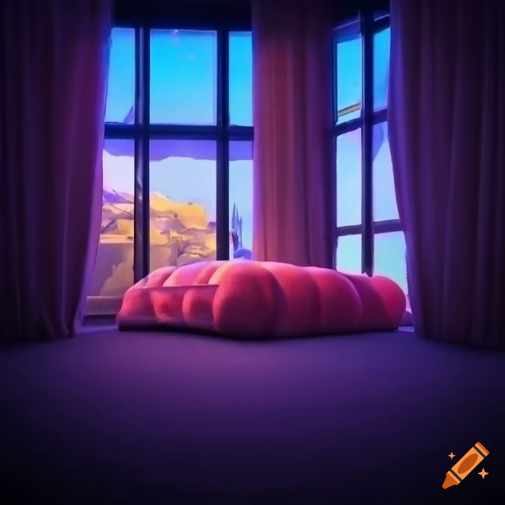 fantasy bedroom inspired by The Super Mario Bros. Movie