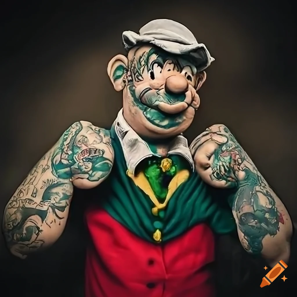Popeye Tattoo - YouTube