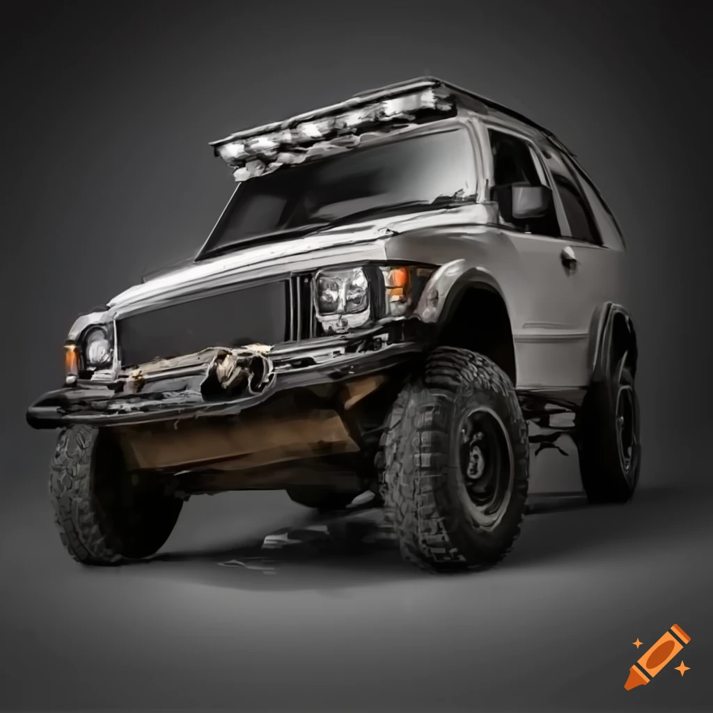 portrait of an offroad car