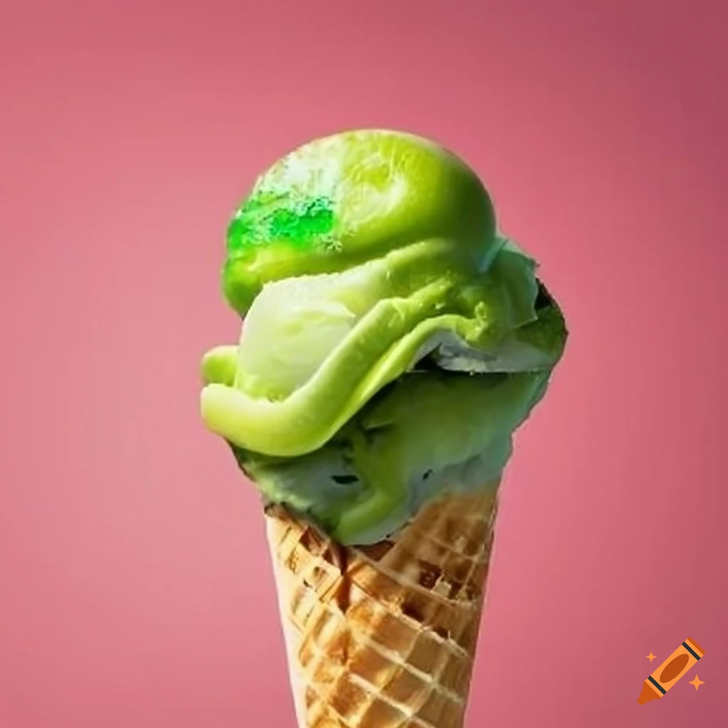 Icedrink mojito flavored ice cream box