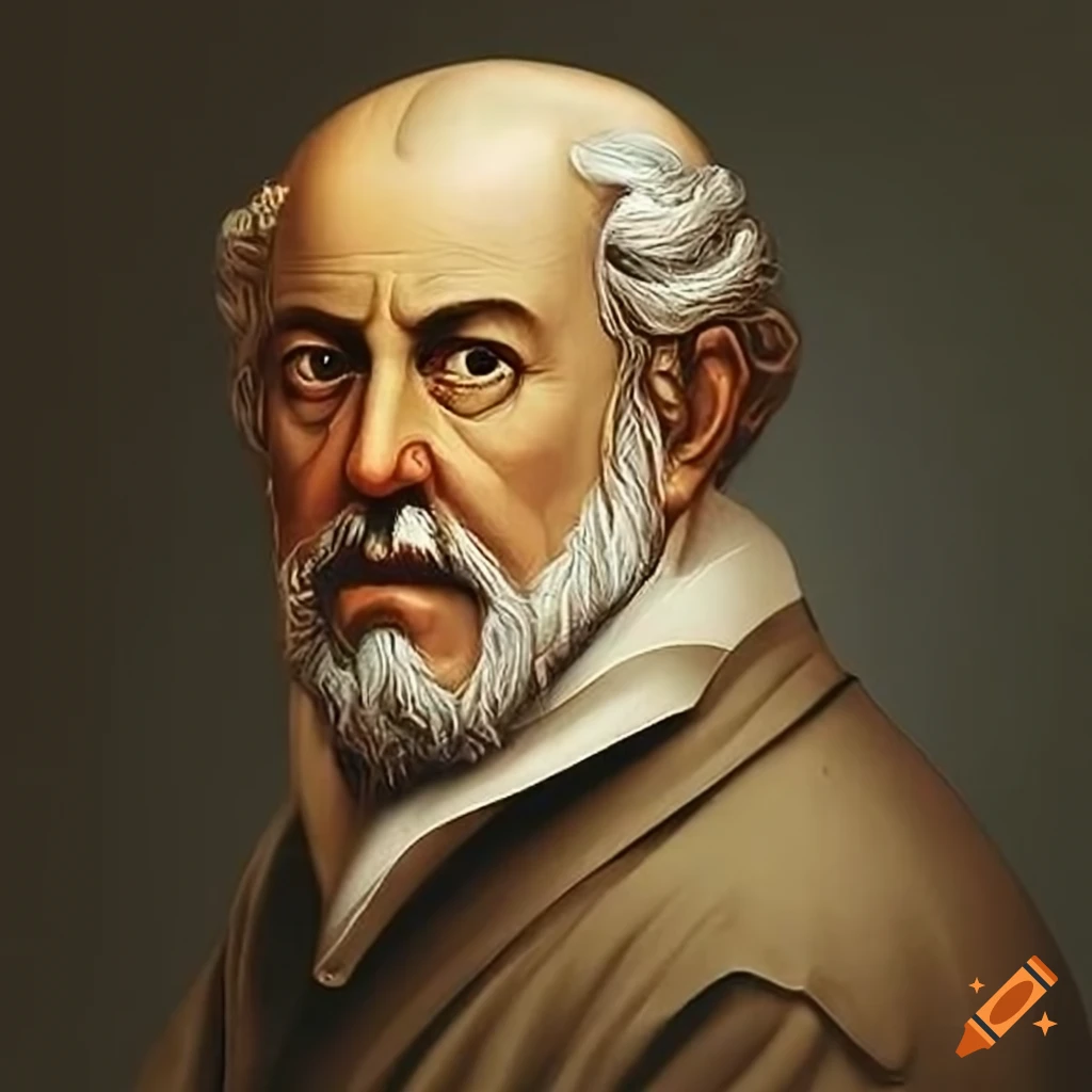 Artistic portrait of philosopher porfirio on Craiyon