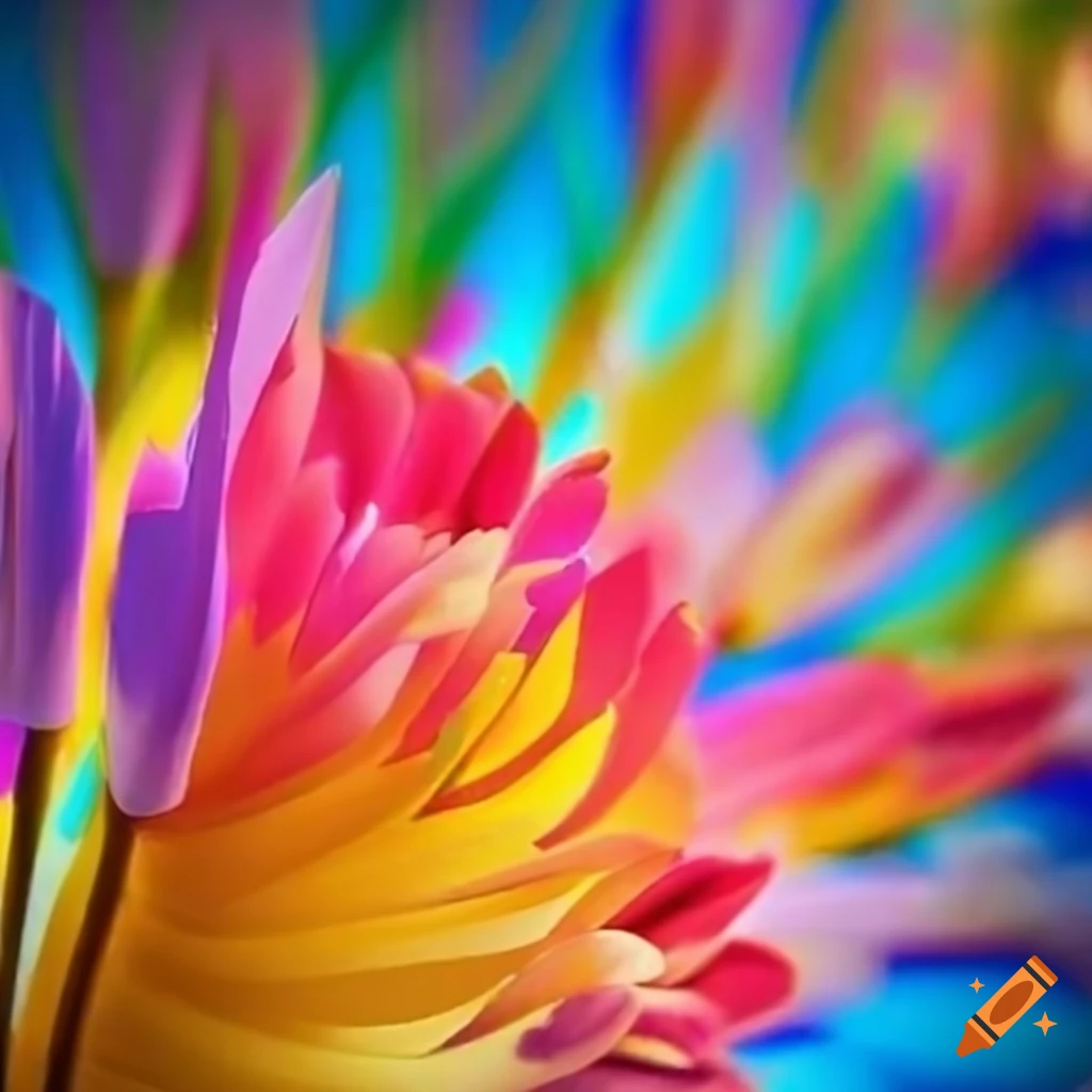 colorful blossoms celebrating 70 years together