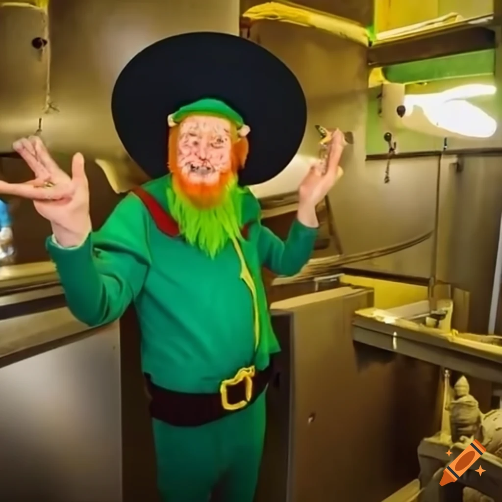 leprechaun in a biscuit factory