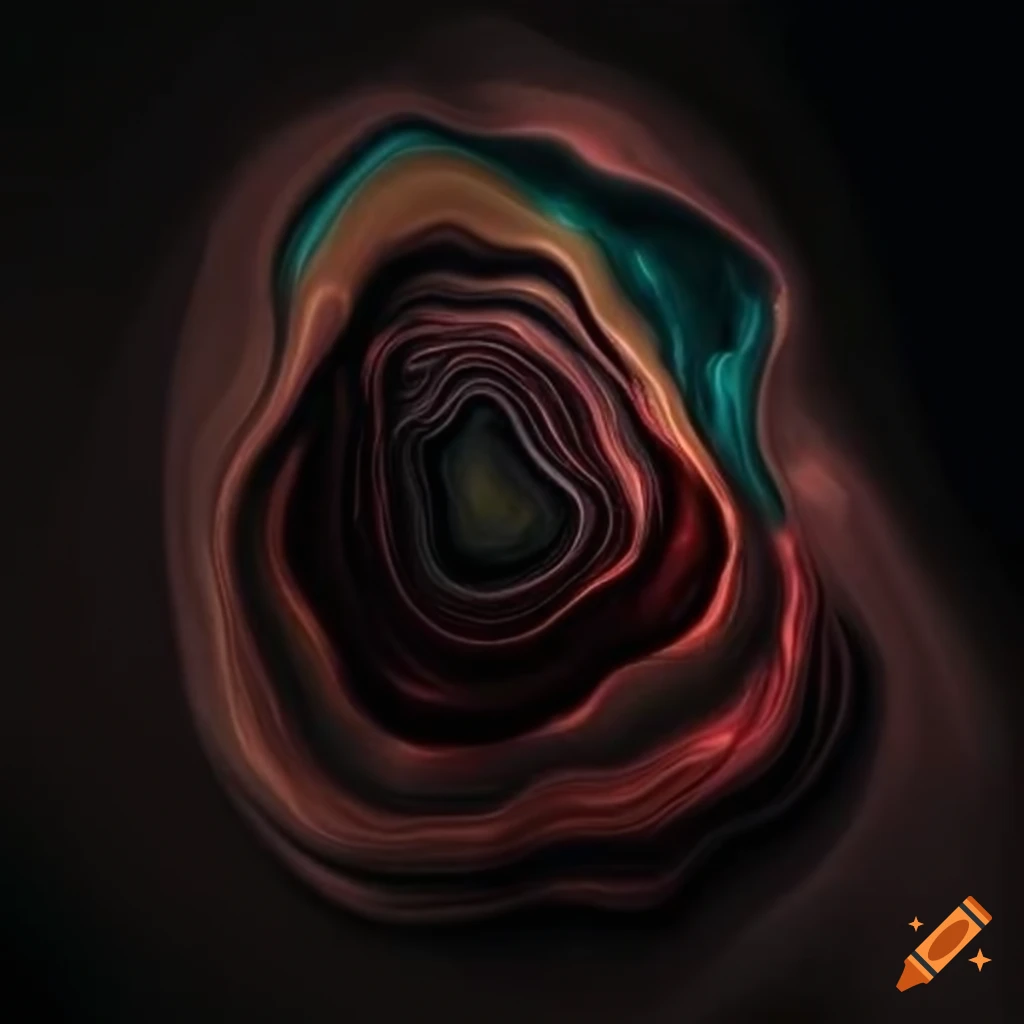 abstract art depicting fragility and decay