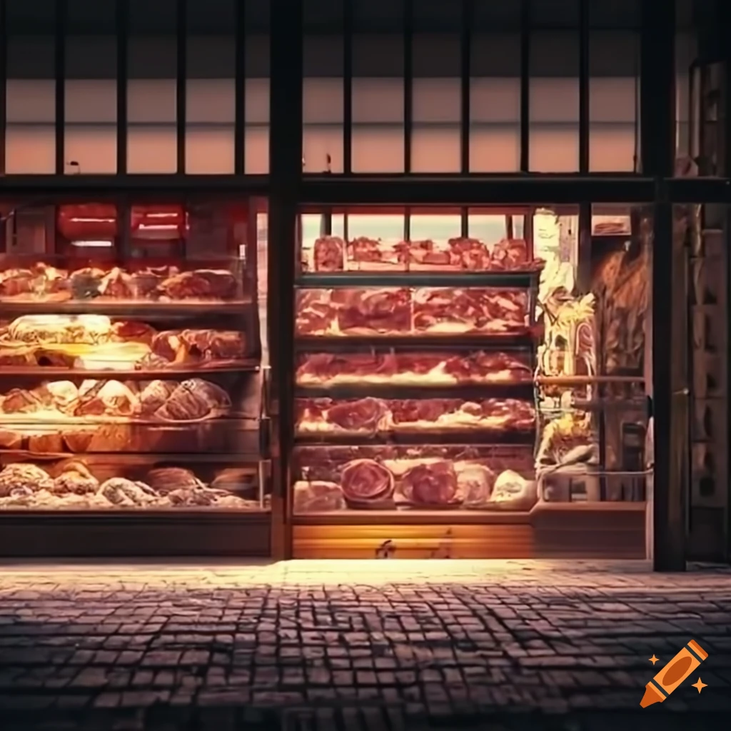 salami shop with large windows