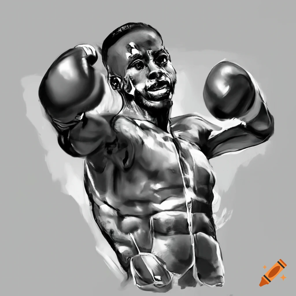 powerful jab in boxing