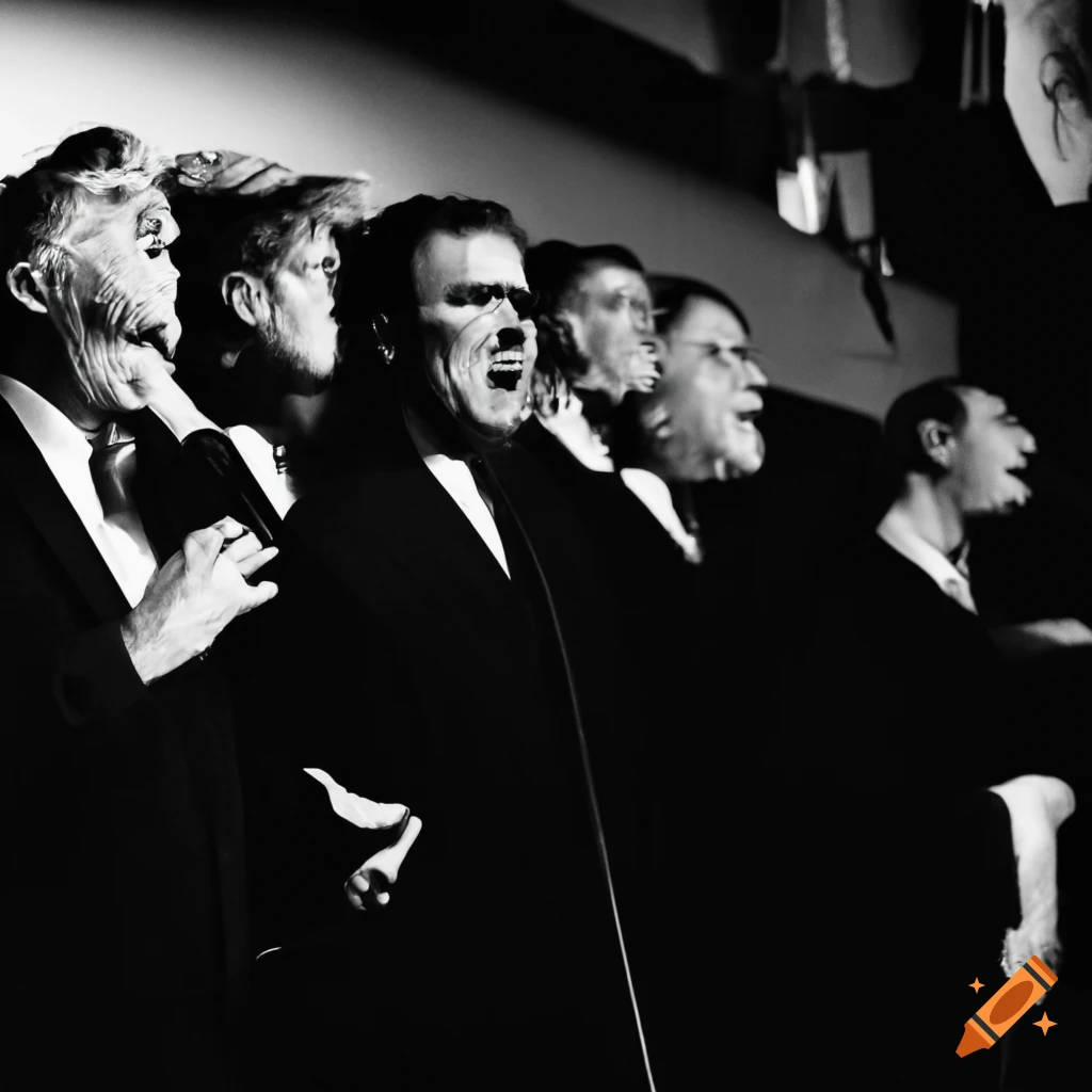 night club choir performing live